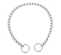 BESTonZON Collier Chien Métal Chromé pour Petits Chiens Collier Choker Robuste et Décoratif pour Chiots et Bouledogues Français