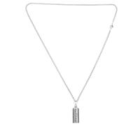 BESTonZON Collier Pendentif Amulette Bouddhiste Homme, Pendentif Boîte Ouvrable en Plaqué, Chaîne Dragon, Six Caractères Sacrés, Collier Fiole Vide Symbole de Paix, Accessoire Quotidien