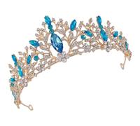 BESTonZON Couronne Mariage en Alliage de Zinc Éléments Scintillants, Accessoire Élégant pour Filles et Femmes, Décoration Brillante pour Photographie et Concours