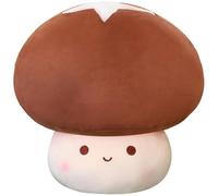 BESTonZON Coussin Champignon Peluche 23cm en Peluche Courte pour Chambre | Rembourrage PP Coton, Style Chic Adorable, Décoration Douce, Extra Confort, Idée Présent Saint Valentin