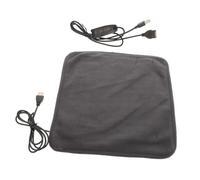 BESTonZON Coussin Chauffant Électrique pour Animaux Domestiques Réglable en Polyester, Tapis Chauffant pour Petits Chiens Et Chats, Gris Foncé, Usage Intérieur, Adapté Aux Chiots Et Félins