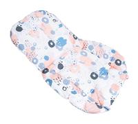 BESTonZON Coussin de Poussette en Coton pour Bébé Multicolore, Doux et Respirant, Insert de Siège Rembourré, Adapté aux Balades Hivernales et Voyages, Coussinet Confortable pour Garçon