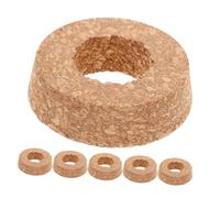 BESTonZON Couvercles en Liège pour Vases Hydroponiques Lot de 6 Design Unique Taille Compacte Bouchon en Liège pour Plantes pour Petits Accessoires de Jardinage