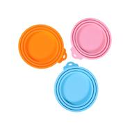 BESTonZON Couvercles Extensibles Silicone Alimentaire Réutilisables pour Conservation Nourriture Animaux Lot de Couleurs Pastel Protection Étranglement et Étanchéité