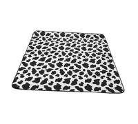 BESTonZON Couverture de Toilettage pour Chats Auto-adhésive Couverture Emmaillotage Douce avec Motif Vache pour Coupe des Griffes et Facilitation des Soins