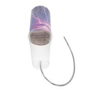 BESTonZON créateur de Bruit Instrument de Musique Instrument de Son Thunder Tonnerre à Tubes Tambour de Printemps Tambour sonore Purple