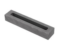 BESTonZON Creuset en Graphite pour Fusion des Métaux Moule Compact 130×50×20Mm Résistant aux Chocs Thermiques Compatible pour Or Argenté et Bijoux pour Fours et Laboratoires