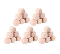 BESTonZON Cubes à Six Faces en Bois 16 MM Lot de 100 Blocs Carrés pour Bricolage et Gravure pour Garçon et Filles et Activités Montessori