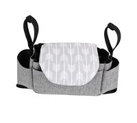 BESTonZON de rangement pour poussette organisateur de rangement pour poussette bébé organisateur de landau panier rangement bébé panier de rangement bebe de poussette Grey