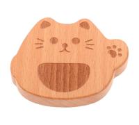 BESTonZON Décapsuleur Magnétique en Bois Forme Chat Beige, Ouvre-bouteille Manuel Aimant pour Frigo, Design Ludique et Gain de Place pour Bière et Soda