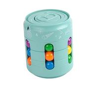 BESTonZON Décompression Bean Toys magicube rubixcube Toys for Point de Puzzle Cube de Haricot Enfant Cube de Haricots pour Enfants Abdos Green