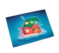 BESTonZON Décor De Noël Murale Fond Photo De Noël Accessoire pour Fête Tapisserie Murale Suspendue Décoration De Saison