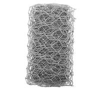 BESTonZON Décoration en Maille Hexagonale Treillis Métallique Soudé pour Poulets Accessoires Jardinage Clôture Artisanat Maille pour Volaille Grillage Fil Galvanisé Silver
