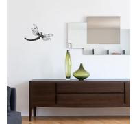 BESTonZON Décoration Murale En Métal Libellule Pour Salon Et Jardin, Sculpture Murale Métallique Ajourée En Fer Robuste, Design Artisanal Suspendu Pour Orner Maison Et Extérieur