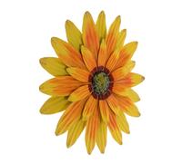 BESTonZON Décoration Murale Tournesol Métal Style Ferme Sculpture De Fleurs Rustique Pour Cuisine Balcon Ou Extérieur