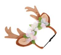 BESTonZON Déguisement Coiffe Noël Chien Bandeau Cerf Chaton Accessoire Fête Animal Costume Renne Petit Tête Décoration Chiot