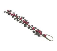 BESTonZON Dollhouse Rose Garland Ornament Artificial Fake Plant Vine for DIY Mini Garden Accessories and Holiday Decoration