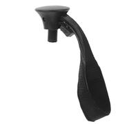 BESTonZON Dragonne pour Bâton de Ski en Polyester et Plastique Support Supplémentaire Noir, Bande de Fixation Fiable pour Randonnée et Ski en Extérieur