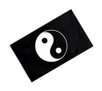 BESTonZON Drapeau Tai Chi Suspendu Créatif pour Fête Bannière Religieuse Décorative Drapeau de Jardin Motif Religieux pour Temples et Ornement Coloré et Solide