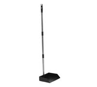 BESTonZON Dust Pan Long Handled Upright for Chicken Coop Heavy Duty Stainless Steel Poop Scooper with Ergonomic Handle for Garden and Poultry Manure Cleaning