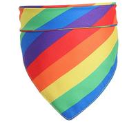 BESTonZON Écharpe Triangulaire pour Chien avec Motif Arc Ciel Bandana pour et Événements Spéciaux Accessoire Adorable pour Animaux de Compagnie