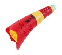 BESTonZON Electric Bubble Torch Machine for with Automatic Multi Hole Blower LED Lights and Music for Parties Weddings and Outdoor Summer Fun