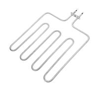 BESTonZON Élément Chauffant Électrique Robuste pour Poêle de Sauna Professionnel 220v 2kw en INOX Naturel Accessoire Sauna Haute Température pour Chauffage Uniforme et Usage Spa Maison