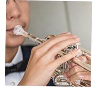 BESTonZON Embouchure Trompette Transparent Facile à Installer pour Débutants et Musiciens Accessoire Instrumental et