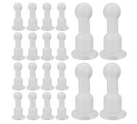 BESTonZON Embouts de Boucles D'oreilles en Silicone Transparentes, 50 Pièces, Coussinets Invisibles Antidérapants pour Fermoirs de Boucles D'oreilles à Clous, Accessoires DIY pour Création