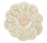 BESTonZON En 11 Pcs Pour Suivi Hebdomadaire De La Grossesse Cartes De Milestone à Double Face Pour Capturer Chaque Moment De Votre Voyage De Maternité