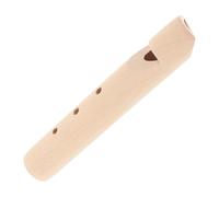 BESTonZON en Bois Miniature pour Garçon et Filles Sifflet à Trois Trous DIY Instrument Musical Sécurisé Jouet Créatif Éveil Musical pour 1 Pièce