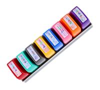 BESTonZON Enseignants Portables avec Boîte de Rangement Commentaries Anglais Plastique pour Évaluation et Récompenses Scolaires
