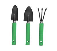 BESTonZON Ensemble D’outils De Plantation Bonsaï 3 Pièces En Acier Inoxydable Vert Noir, Mini Kit Jardinage Pour Plantes Succulentes, Utilisation Intérieure Pour Culture De Fleurs Et Soins Des Plantes