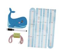 BESTonZON Ensemble Dautocollants Muraux 3d Pour Garçons Et Filles Avec Toise Et Motif Animalier
