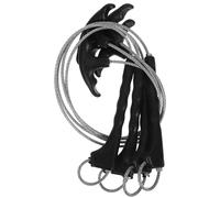 BESTonZON Ensemble de 4 Pièges à Cochons en Fil D’Acier Mécanisme de Verrouillage Automatique Corde Résistante Accessoires D’Élevage Porcin pour Immobilisation Lors de Couleur Aléatoire