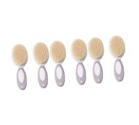 BESTonZON Ensemble De Shampoing Pour Brosse À Cheveux Pour Fête Prénatale Soins Pour Nourrissons Brosse En Laine Brosse De Nettoyage Des Cheveux 6 Pièces
