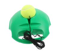 BESTonZON Entraîneur de Tennis avec Base et Balle à Corde Élastique Équipement Portable pour Entraînement Individuel à et Extérieur