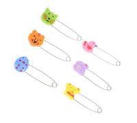BESTonZON Épingles de Sécurité Verrouillage Sécurisé Lot de 30 en Acier Inoxydable Attaches pour Vêtements de Bébé, Épingles pour Maintenir Couches en Place pour Bébé