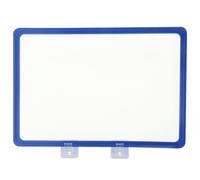 BESTonZON Étiquettes Magnétiques A4 Bleu 300X210 MM Double Aimant Porte-Étiquettes de Classification d'Entrepôt Panneaux Magnétiques pour Rayonnages Fournitures Pratiques pour