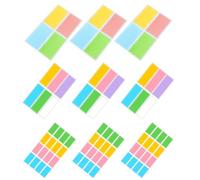 BESTonZON Étiquettes Nominatives Imperméables et Amovibles 780 Pcs - Lot 3 Tailles Colorées Moyennes, Grandes et Très Grandes - Autocollants Pet pour Fournitures Scolaires, Paquet