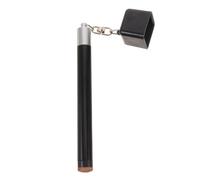 BESTonZON Étui à Craie Miniature pour Queue de Billard avec Pointe | Aluminium et Tpu, Rangement de Cubes de Craie, Réglage Précis de Profondeur, Noir pour Salles de Jeu