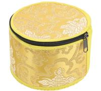 BESTonZON Étui De Protection Pour Bol Tibétain Avec Fermeture Éclair Motif Élégant Et Surface Lisse Pour Bol Chantant De 5.5 Pouces Accessoire Pratique Pour Et Décoration