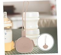 BESTonZON Étui Porte Sucette Silicone Alimentaire pour Mini Portable avec Clip Design Chien Cartoon Range Sucette pour à et Poussette Étui de Rangement Hygiénique et
