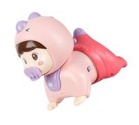 BESTonZON ’Éveil Musical pour Bébé à Quatre Pattes Éducatif Rose sans Batterie Poussette D’Apprentissage pour Garçon et Filles Interactif pour Salle de Jeux Présent pour Premiers Pas