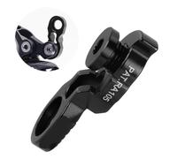 BESTonZON Extension de Patte de Dérailleur VTT Aluminium avec Vis Support Arrière Compatible pour Cadre Vélo Noir et Facile à Installer