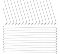 BESTonZON Fil à Couper le Fromage en Acier Inoxydable 50pcs, Fil de Coupe Circulaire Argenté, Design Léger et Petit, pour Couper Fromage, Beurre, Fruits et Gâteaux, Rangement Facile