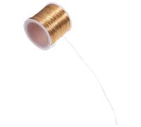 BESTonZON Fil de Cuivre Soi-même Bricolage et Loisirs Créatifs, Rouleau 100 M, Fil Cuivre Kc Doré 0,4 Mm, Résistant Ternissement, Fabrication Bijoux et Jardinage