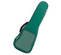 BESTonZON Flûte à Bec De Guitare Électrique De Voyage Ukulélé Récipient Transparent Sacs De Rangement Trousse Musical De Transport pour Ukulélé Titulaire Basse Tissu Oxford Green