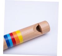 BESTonZON Flûte à Coulisse Bois Musical Éducatif Instrument pour Garçon Fille Apprentissage Ludique et Sûr