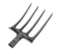 BESTonZON Fourche De Jardin à 4 Dents en Acier pour Préparation Sol Outil De Jardinage Robuste Installation Facile Compatible Manches De 35 Mm Jardinage Retournement